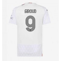 Fotballdrakt Dame AC Milan Olivier Giroud #9 Bortedrakt 2023-24 Kortermet